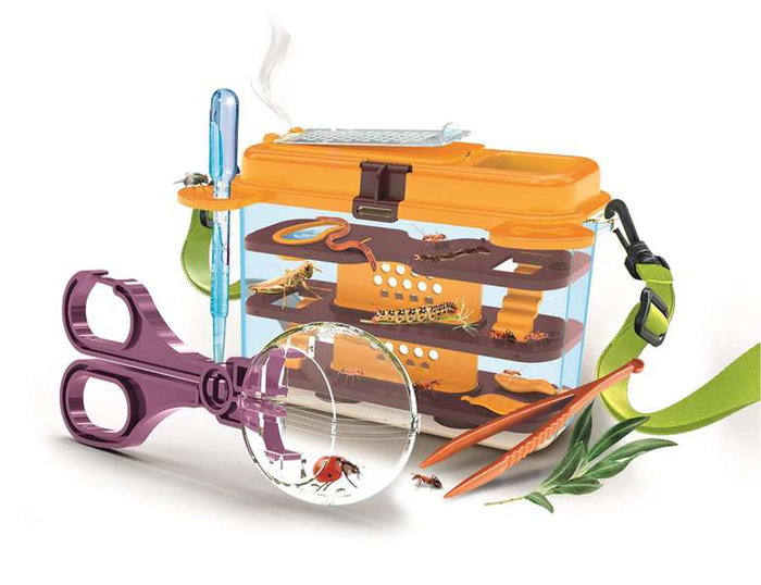 Clementoni La Casa De Los Insectos 55586 - Kit scientifique pour construire une maison à insectes avec outils d'observation, jeu éducatif pour enfants à partir de 7 ans en espagnol