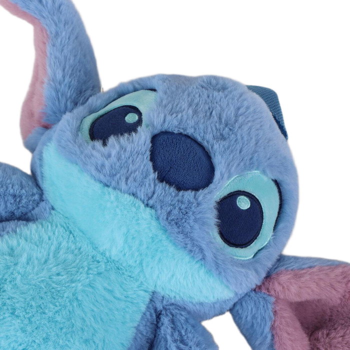 Cerdá Sac à dos enfant 3D Stitch Bleu en peluche