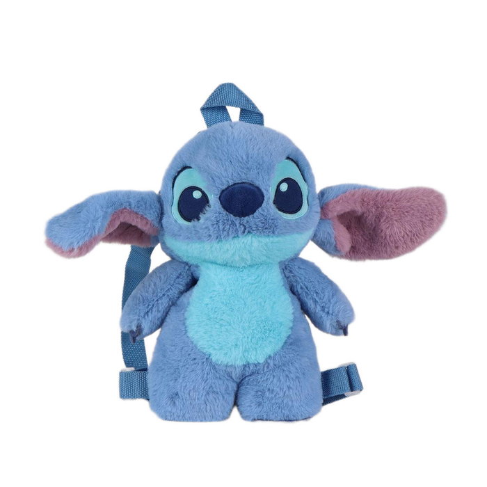 Cerdá Sac à dos enfant 3D Stitch Bleu en peluche