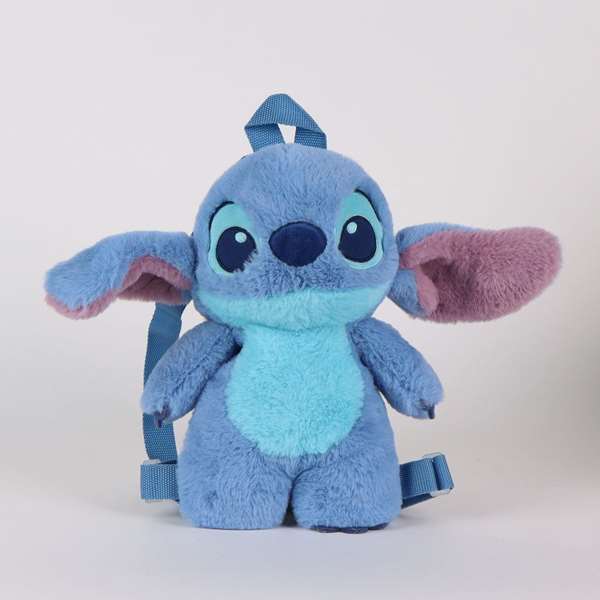 Cerdá Sac à dos enfant personnage Stitch peluche, 17 x 30 x 11 cm, Bleu