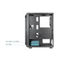 Tooq TQGCC101-B Ragnarok Boîtier PC Semi-Tour Gaming ATX Noir Vitre Trempée 3x120mm RGB