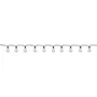 Lumisky - FANTASY CORD - Guirlande lumineuse extérieure LED avec 10 ampoules à filament transparent, blanc chaud, 7.7 m