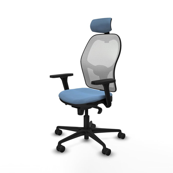Piqueras y Crespo 3D036N2 Chaise de Bureau avec Appui-tête Bleu ciel Piqueras y Crespo 3D036N2 Chaise de Bureau avec Appui-tête Bleu ciel