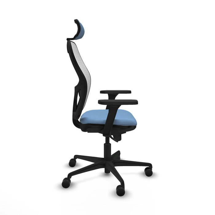 Piqueras y Crespo 3D036N2 Chaise de Bureau avec Appui-tête Bleu ciel Piqueras y Crespo 3D036N2 Chaise de Bureau avec Appui-tête Bleu ciel