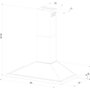 Cecotec Hotte standard Flux PT 904400 Noir 90 cm