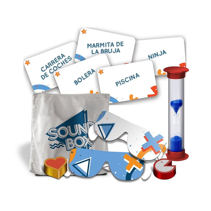 Devir - Sound Box - Jeu coopératif de sons et d'imitation pour la famille - À partir de 8 ans