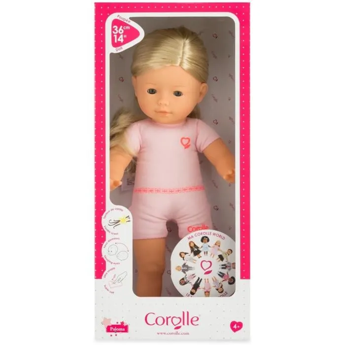 Corolle - Ma Corolle - Poupée Paloma 36 cm à personnaliser - Douce à la vanille - Création française