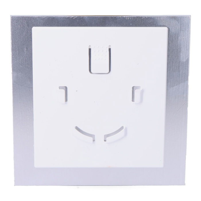 Edm Tapa en cristal blanc mat 175x175 mm pour extracteur ø10cm Edm Tapa en cristal blanc mat 175x175 mm pour extracteur ø10cm