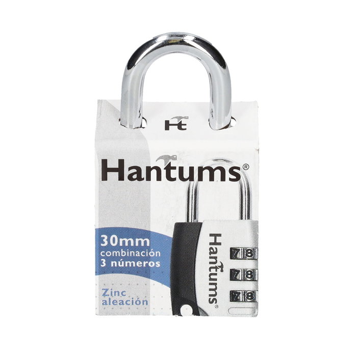 Hantums Lot de 10 Cadenas à Combinaison à 3 Chiffres 30mm Hantums Lot de 10 Cadenas à Combinaison à 3 Chiffres 30mm