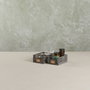 Day Lot de 2 boîtes de rangement pliables gris foncé 17 x 12,5 x 7 cm