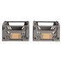 Day Lot de 2 boîtes de rangement pliables gris foncé 17 x 12,5 x 7 cm