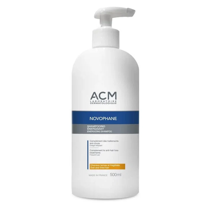 Laboratoire ACM Novophane Shampooing traitement capillaire Énergisant Amande 500 ml Laboratoire ACM Novophane Shampooing traitement capillaire Énergisant Amande 500 ml