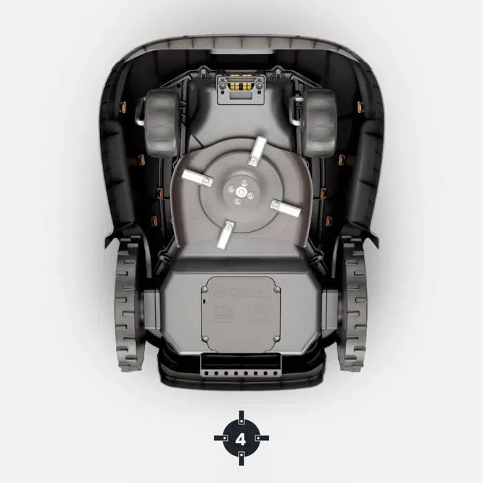 Stiga A750 Robot Tondeuse Autonome Sans Fil pour Jusqu'à 900 m², Contrôle par Application, pour Pentes - Tondeuse Robot Périphérique