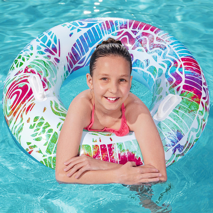 Bestway Flotteur Gonflable Décoré Été Couleurs Assorties D 91 cm +10 Ans Plage Piscine 36084
