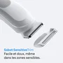 Braun BG3500 Tondeuse pour le corps homme, étanche IPX7, autonomie 80 min, technologie SkinGuard pour peaux sensibles, gris