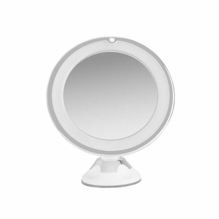 Miroir Grossissant avec LED Orbegozo 17654 Blanc Miroir Grossissant avec LED Orbegozo 17654 Blanc