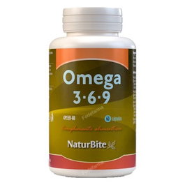 Naturbite Omega 3-6-9 60 Gélules - Complément Alimentaire Acides Gras Essentiels