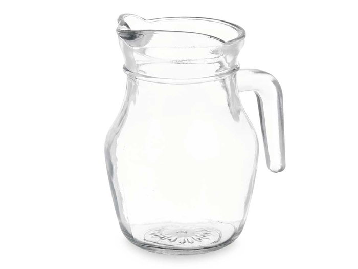 Vivalto Jarra en Verre 500 ml 13x13x9 cm Transparente (Set de 12)