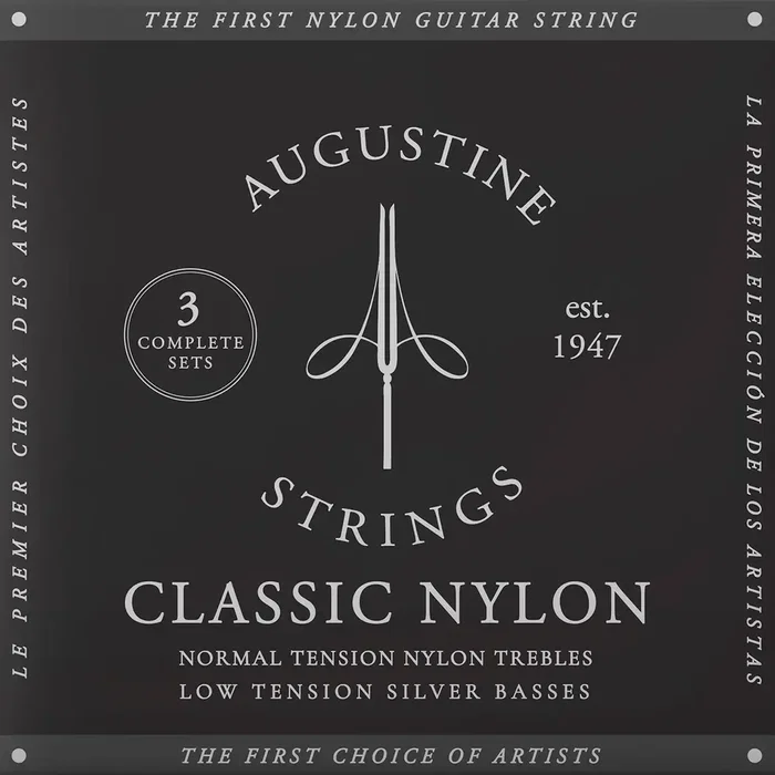 Augustine Pack 3 Jeux Classiques Nylon - Tension Basse Augustine