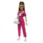 Mattel Poupée Barbie Robe Rose Tunique et Accessoires Mode pour Enfants dès 3 Ans