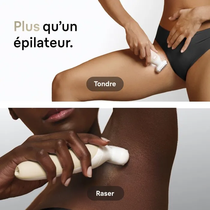Braun SES9-030 Épilateur Électrique Silk·épil 9 Flex 3D avec 2 Modes, Étanche, Autonomie 50 min, Blanc et Doré