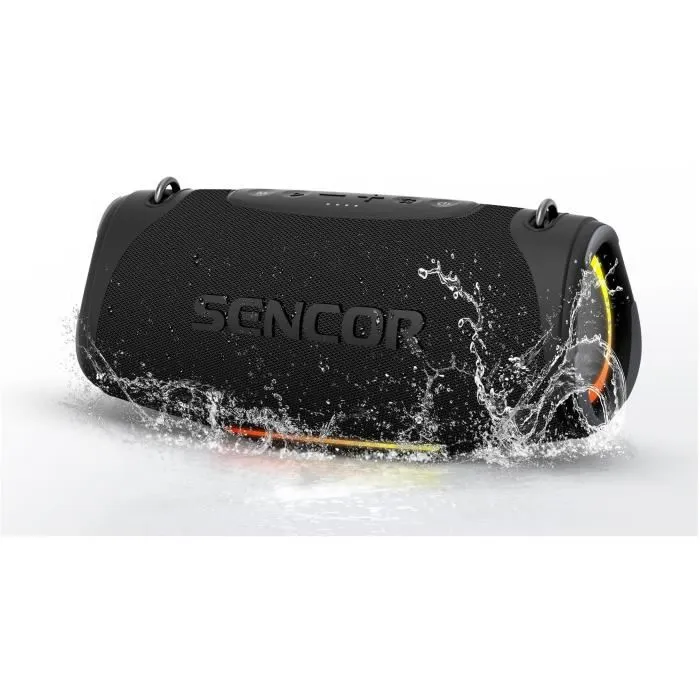 Sencor RESONEX MAXI - Enceinte Bluetooth étanche 100 W - Noir Sencor RESONEX MAXI - Enceinte Bluetooth étanche 100 W - Noir