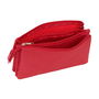 Trousse Fourre-Tout Triple Sevilla Fútbol Club Rouge 22 x 12 x 3 cm