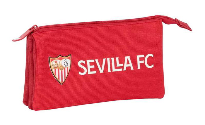 Safta Portatodo Triple Sevilla FC, boîte de rangement étanche 22 x 12 x 3 cm, pour enfants 3 ans et plus Safta Portatodo Triple Sevilla FC, boîte de rangement étanche 22 x 12 x 3 cm, pour enfants 3 ans et plus