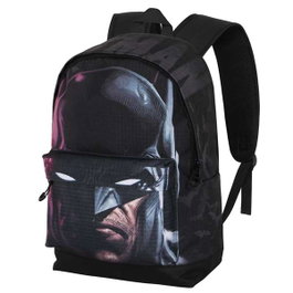 Karactermania Sac à dos Batman HS Fan 2.2 Face, urbain à un compartiment, 44x31x18 cm, noir, Ripstop, pour enfant à partir de 3 ans