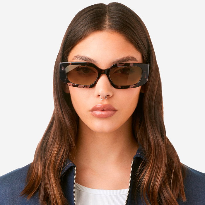 Hawkers Lunettes de Soleil Unisexe Gris Carey 1 unité