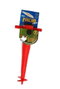 Soportes Plástiques - Pincho XL en bois, 28 mm de diamètre, 50x18x8 cm, multicolor (Rouge, Jaune, Bleu), à partir de 3 ans, sans montage