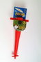 Soportes Plástiques - Pincho XL en bois, 28 mm de diamètre, 50x18x8 cm, multicolor (Rouge, Jaune, Bleu), à partir de 3 ans, sans montage