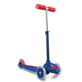 Molto Patinete Maxi Scooter - Trottinette enfant 3 roues avec lumières, bleu, 56 cm