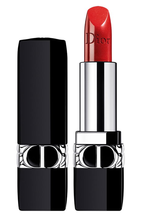 Christian Dior Rouge à Lèvres Crème Rechargeable Ref. 999 - Couleur Couture Métallique, Rouge, 3.5 g - Maquillage Lèvres Christian Dior Rouge à Lèvres Crème Rechargeable Ref. 999 - Couleur Couture Métallique, Rouge, 3.5 g - Maquillage Lèvres