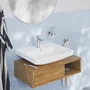 GROHE DICE Mitigeur de lavabo taille M, vidage clic-clac, chrome - Technologie SilkMove, cartouche céramique, économie d'eau, 5 l/min