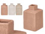 Giftdecor Jarrón Terra Rectangular en Céramique Couleurs Assorties 11x18x11 cm (Set de 12)