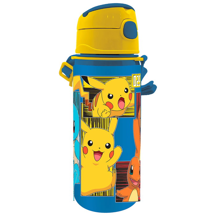 Kids Licensing Pokemon PK00033 - Gourde Aluminium avec Anse 600 ml pour Enfants Kids Licensing Pokemon PK00033 - Gourde Aluminium avec Anse 600 ml pour Enfants