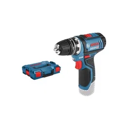 Bosch Professional Perceuse-visseuse sans fil 12V GSR 12V-15FC - Compacte, 30 Nm, 1300 tr/min - Kit avec L-BOXX 102 et mandrin GFA 12-B (sans batterie ni chargeur) - Réf. 06019F6002