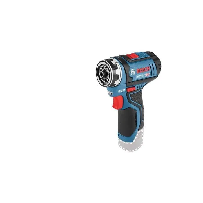 Bosch Professional Perceuse-visseuse sans fil 12V GSR 12V-15FC - Compacte, 30 Nm, 1300 tr/min - Kit avec L-BOXX 102 et mandrin GFA 12-B (sans batterie ni chargeur) - Réf. 06019F6002