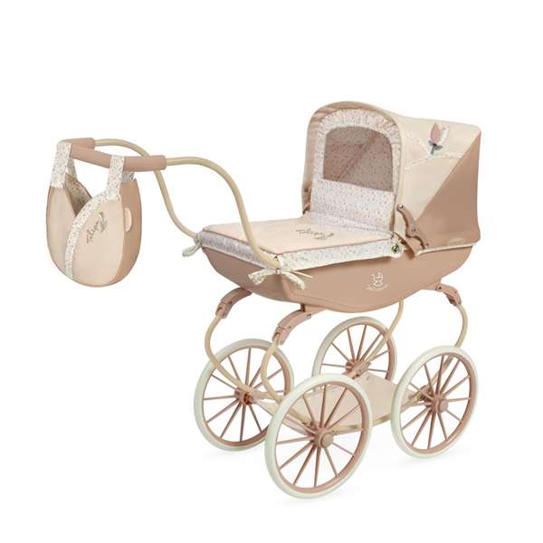 Decuevas - Coche de muñeca - Landau classique en métal et plastique pour poupées jusqu'à 50 cm - Langue: espagnol, anglais