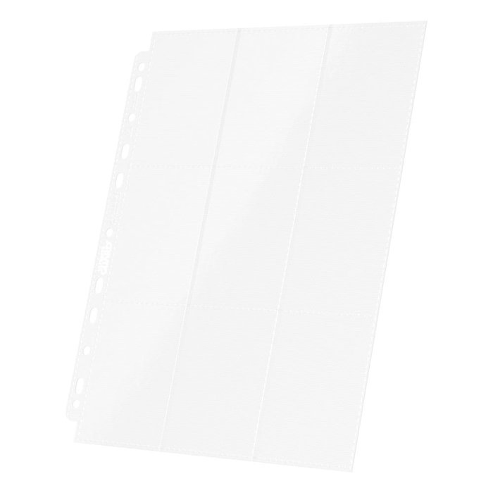 Ultimate Guard 18-Pocket Pages Side-Loading - Blanc