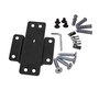 B-Tech BT8390-WFK2 Support de Montage Rail pour Mur ou Poteau, 19 mm, Noir - Pour Vidéowall et Écrans Multiples