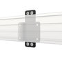 B-Tech BT8390-WFK2 Support de Montage Rail pour Mur ou Poteau, 19 mm, Noir - Pour Vidéowall et Écrans Multiples