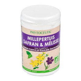 PHYTOCEUTIC Hypérique, Safran et Mélisse 60 comprimés