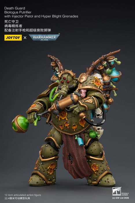 Joy Toy Warhammer 40,000 Death Guard Biologus Putrifier 12,4 cm