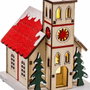 BigBuy Home Décorations de Noël Multicouleur Église