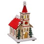 BigBuy Home Décorations de Noël Multicouleur Église