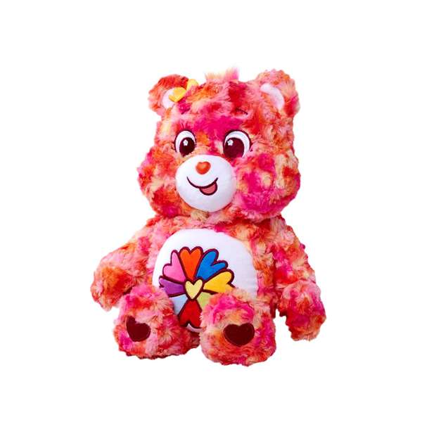 Smoby - Osos Amorosos - Peluche Flower Power 35 cm avec Boîte - Ours en Peluche - 3 ans