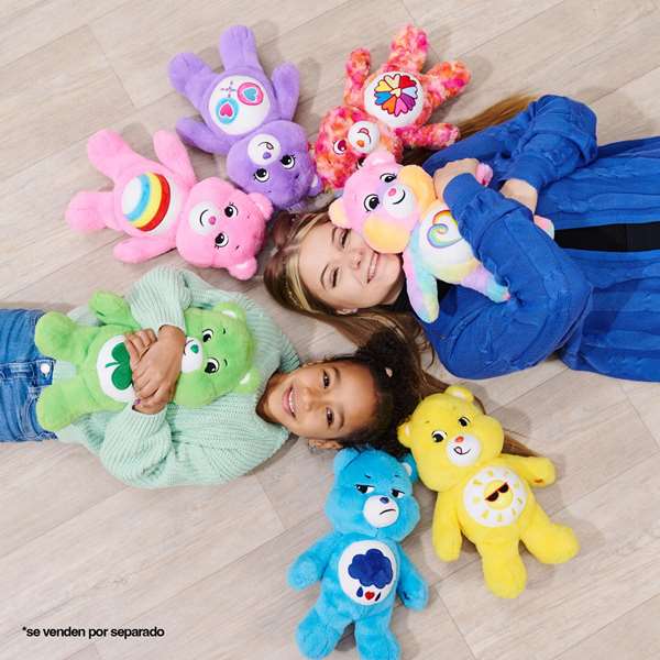 Smoby - Osos Amorosos - Peluche Flower Power 35 cm avec Boîte - Ours en Peluche - 3 ans