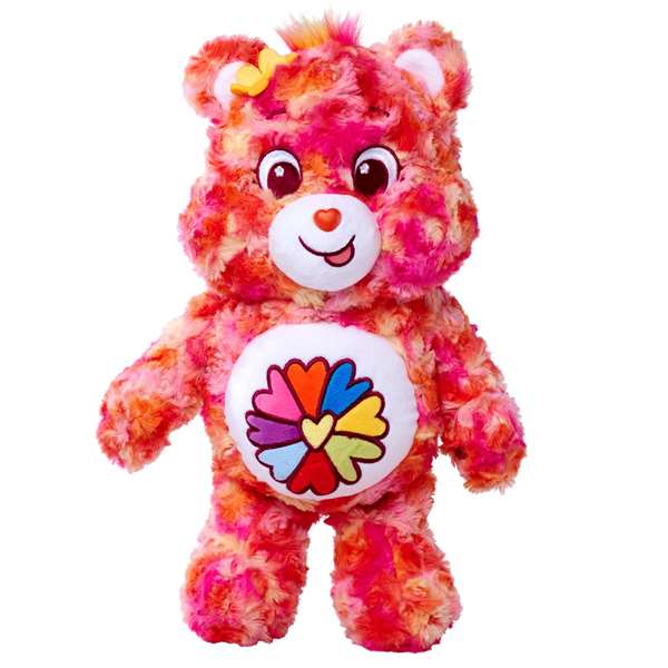 Smoby - Osos Amorosos - Peluche Flower Power 35 cm avec Boîte - Ours en Peluche - 3 ans